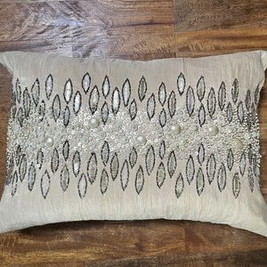 20x14 beaded pillow